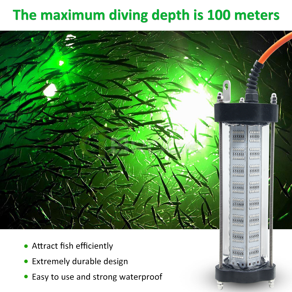 Squid Fishing Light 3000W Powerful Underwater LED Fishing Light