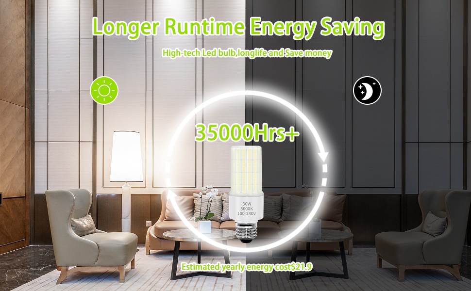 led corn light bulbs 30W