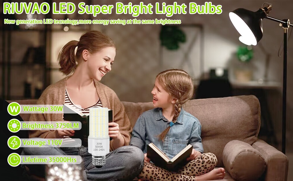 led corn light bulbs 30W